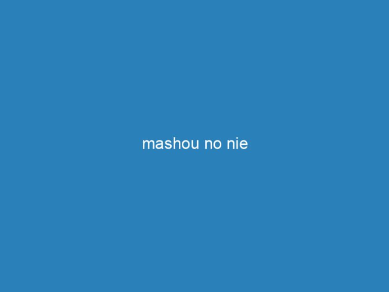 mashou no nie